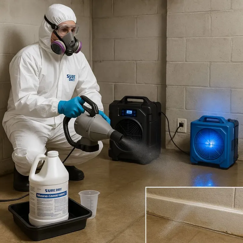 Sanitization and Odor Removal process in West, TX